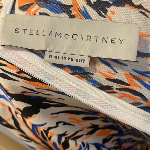 STELLA MCCARTNEY 100% Silk Short Sleeved Dress - Picture 4 of 13